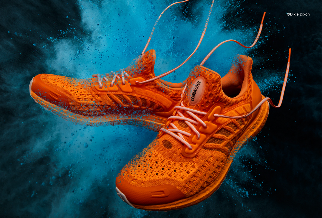 Product photography with dust particle effect showing precision photo editing
